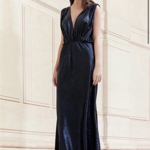 Mes Demoiselles Black Velvet Dress